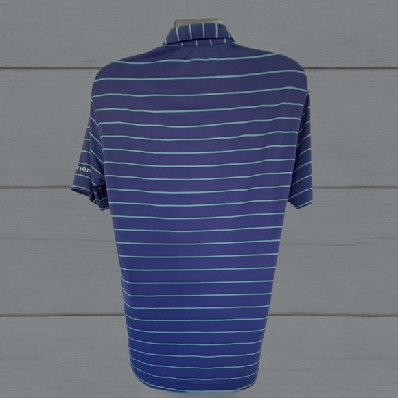 Turtleson Men’s Polo Shirt Bundle Size Small | Navy & Striped | Golf Performance - Picture 5 of 10